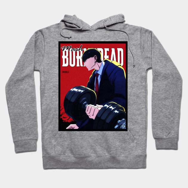 Mash Burnedead Red Comic Hoodie by ShariLambert